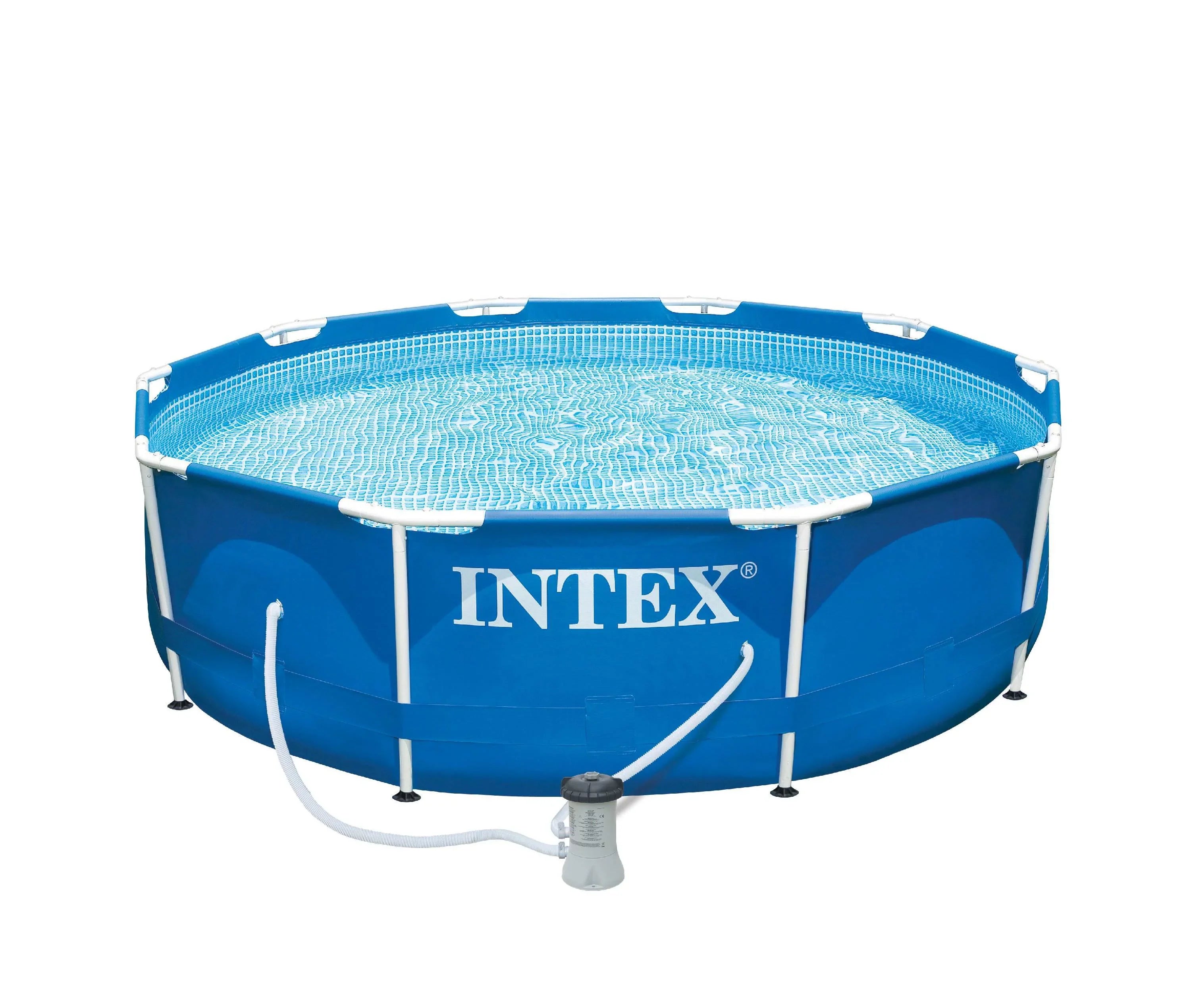 Intex 10ft x 30in Metal Frame Sizewimming Pool with Filter Pump Kokido B-VAC Vacuum