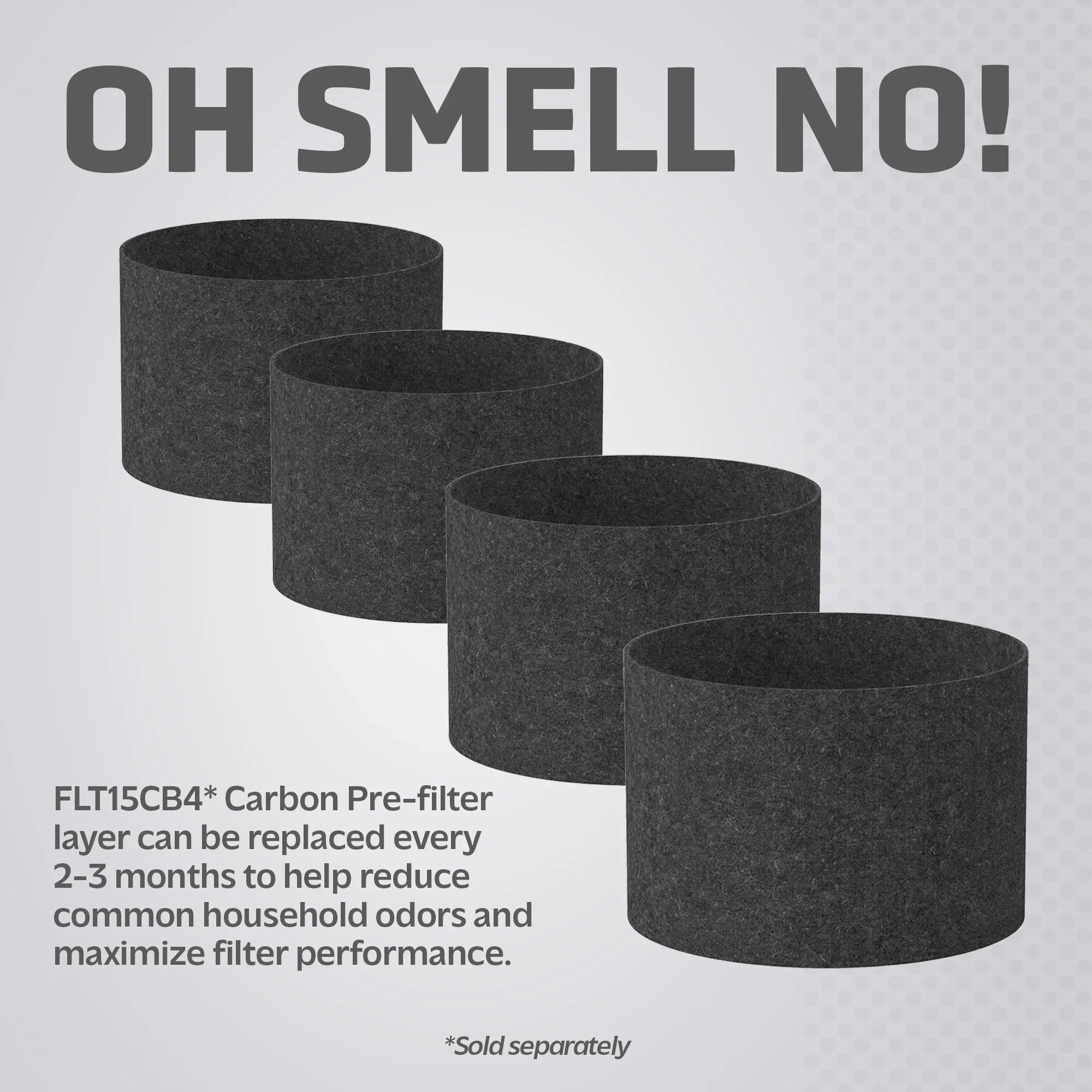 Germ Guardian Filter V Toxin Clear HEPA Genuine Replacement Filter for AirSizeafe and AC151 Air Purifiers, FLT151VO