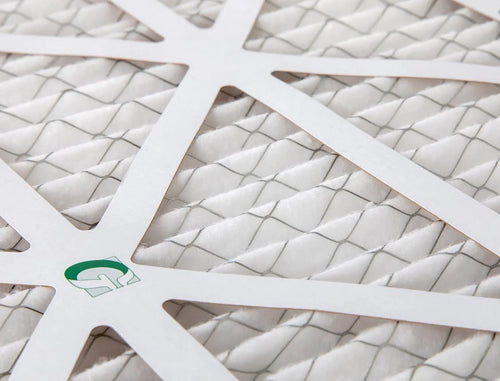 12 Pack of 18x20x1 MERV 13 Pleated Air Filters by Glasfloss. Actual Sizeize: 17-1/2 x 19-1/2 x 7/8