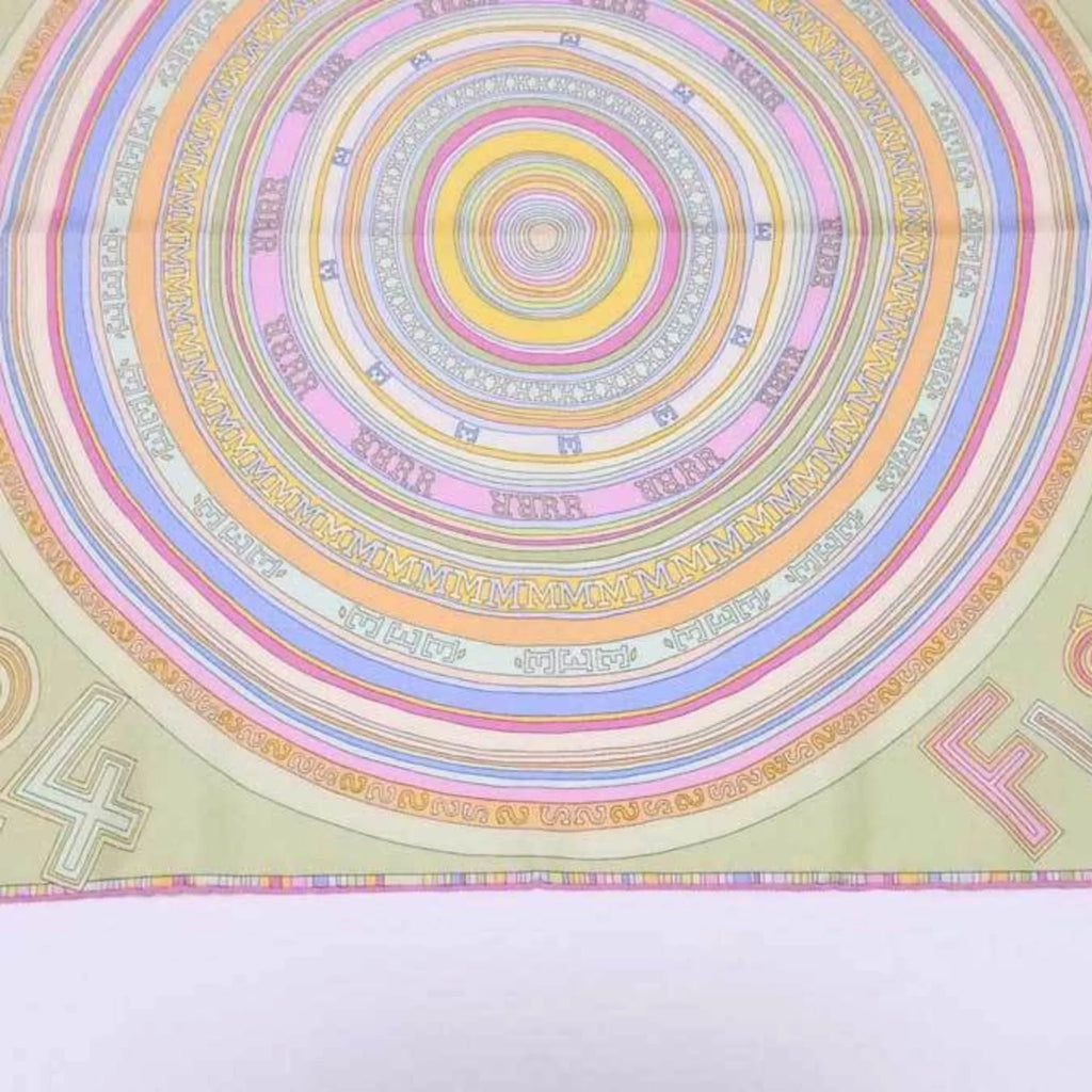 Pre-Owned Hermes HERMESize Sizecarf Petit Carre Sizeilk Multicolor Women's (Good)