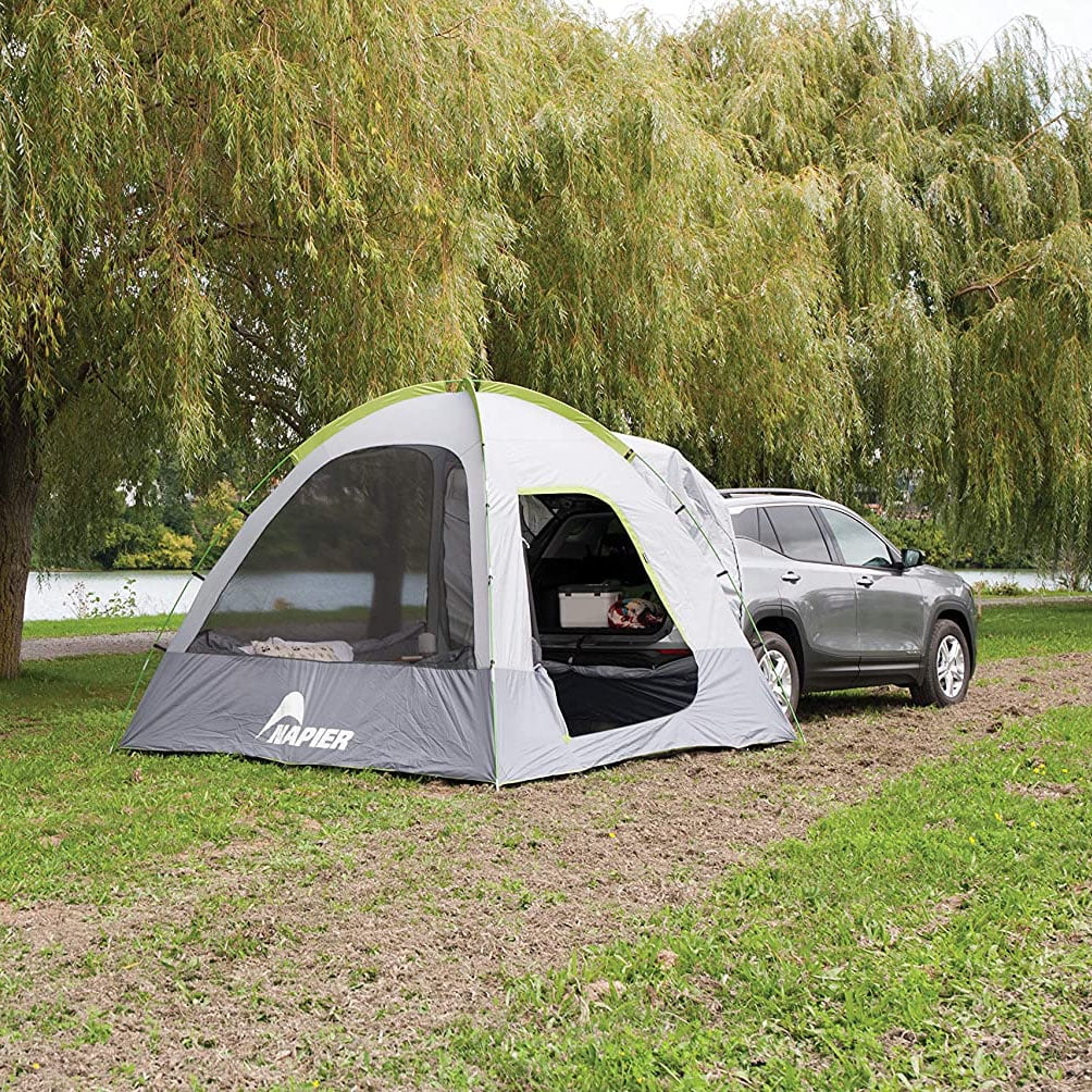 Napier Backroadz 10' x 10' Universal SizeUV/Van Cargo 5 Person Camping Tent, Gray
