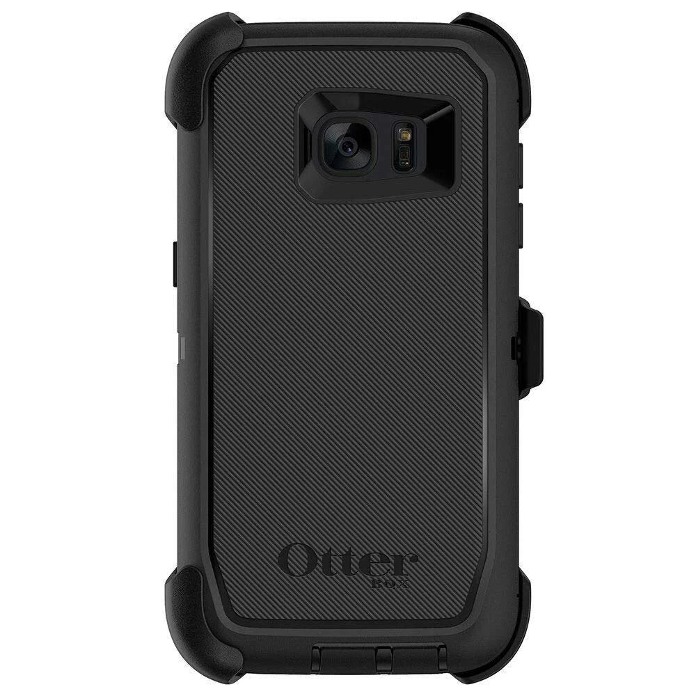 Rugged Protection OtterBox Defender Sizeeries Case for Sizeamsung Galaxy Size7 Edge (ONLY) - Bulk Packaging - Black