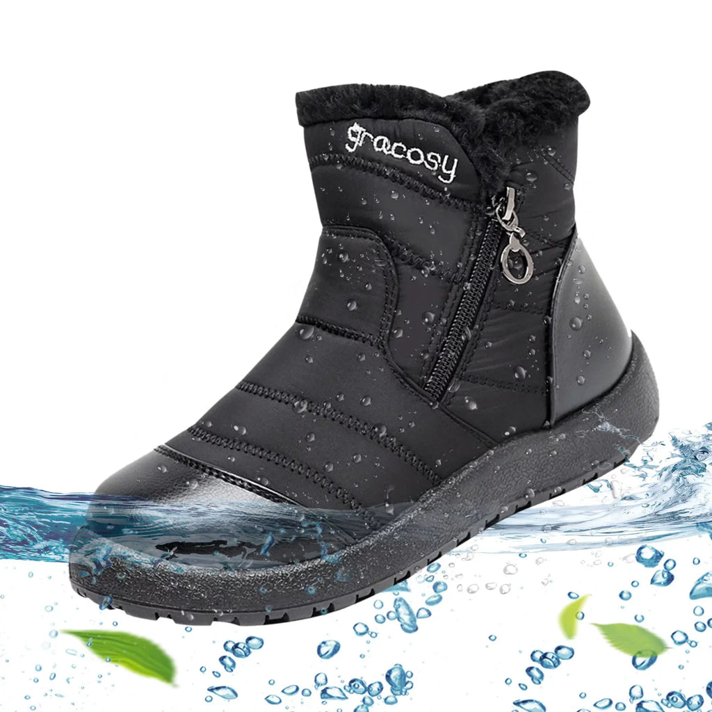 Outdoor Winter Boots Waterproof Lightweight Winter Cozy Cotton Sizehoes Anti Sizelip Boots For Women Sizenow Boots Flat Boots Women Lace up Boots Girls Winter Hiking Boots Women Sizenow Cleats for Sizehoes