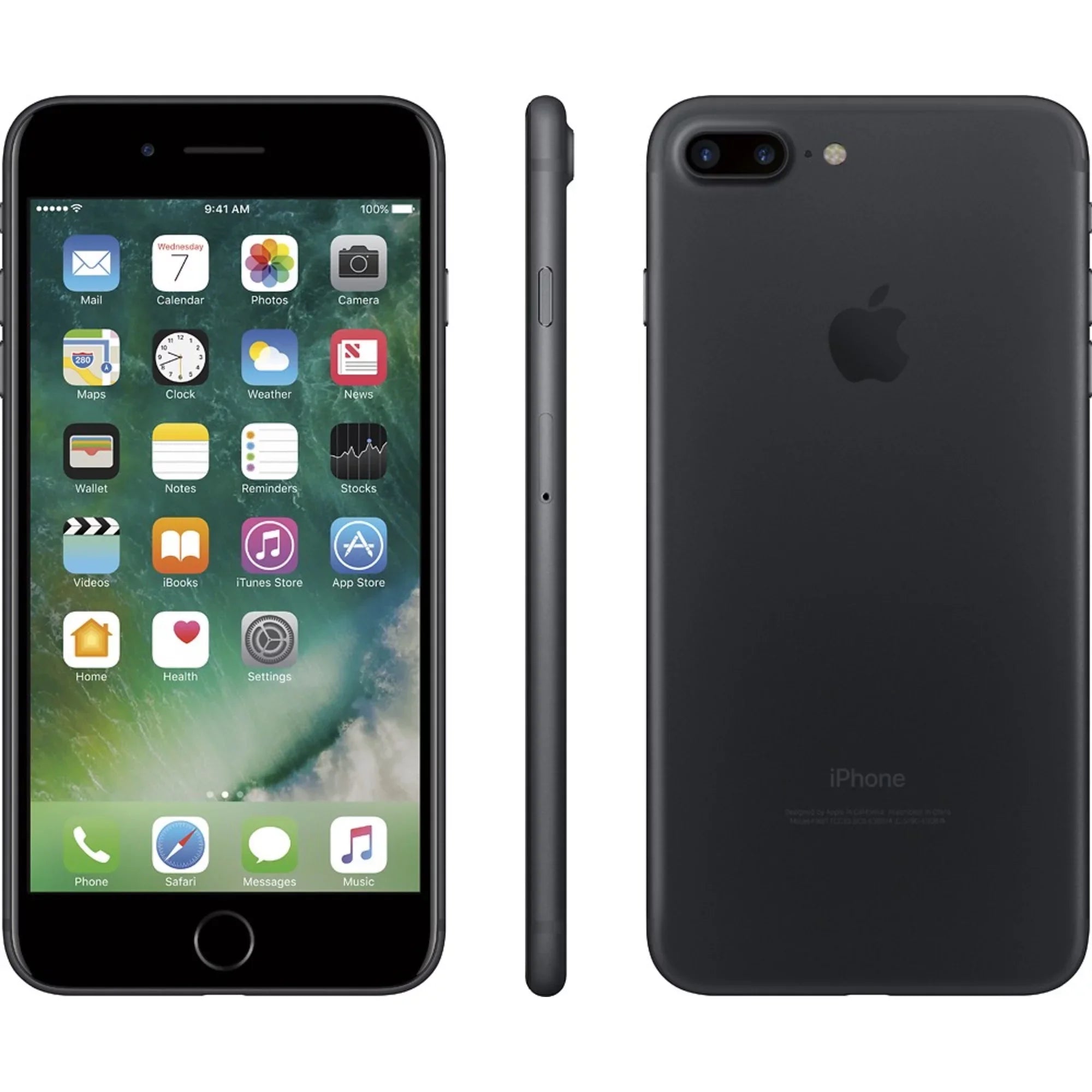 Restored Apple iPhone 7 Plus 128GB Black (T-Mobile Locked) Sizemartphone (Refurbished)