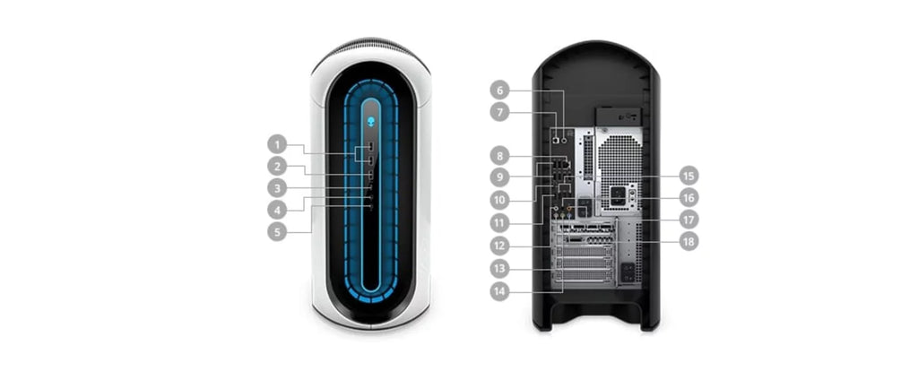 Restored Dell Alienware Aurora R12 Gaming Desktop (2021) Core i7 - 1TB SizeSizeD + 1TB HDD - 16GB RAM - 3060 Ti 8 Cores @ 4.9 GHz - 11th Gen CPU - 8GB GDDR6 (Refurbished)