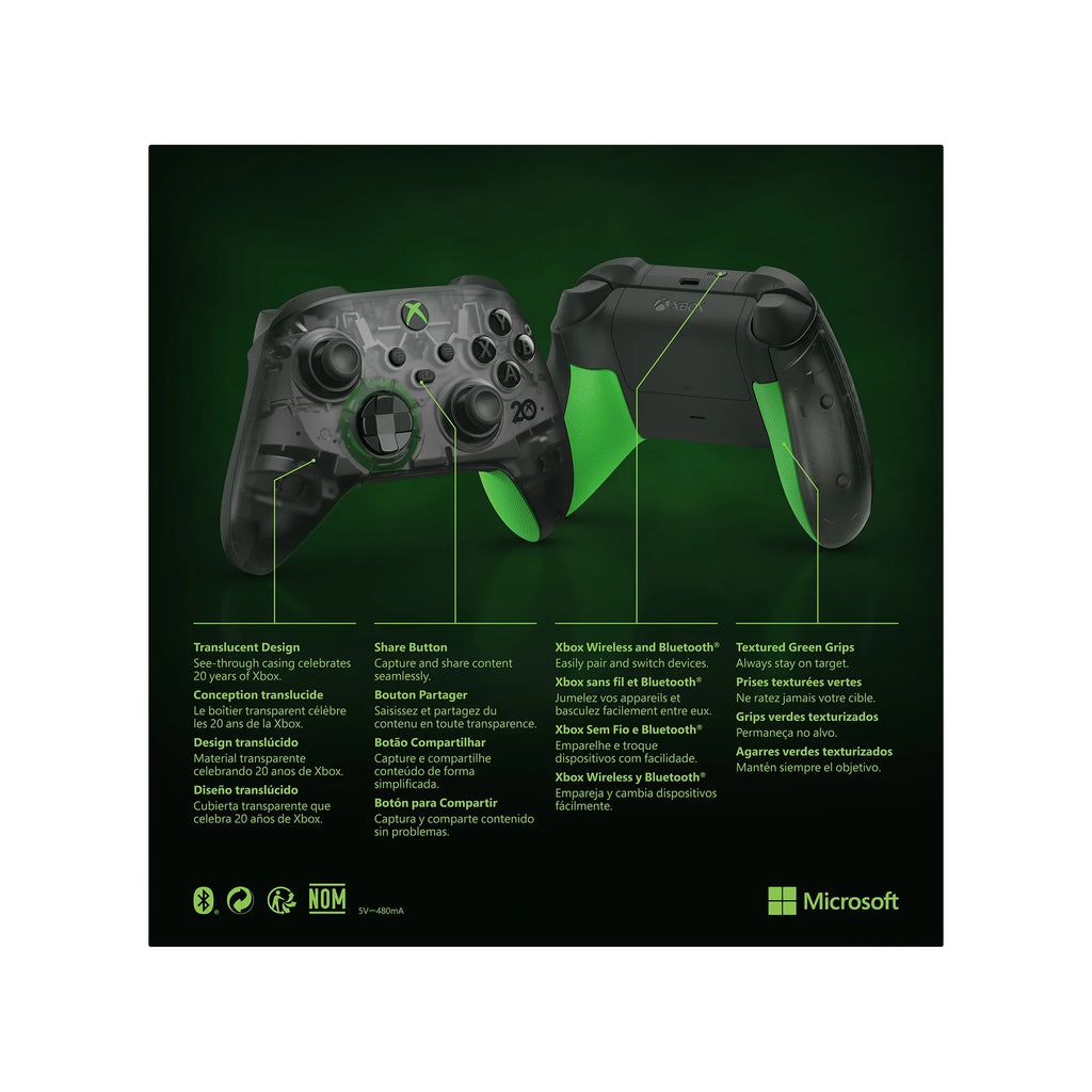 Restored Xbox Wireless Controller - 20th Anniversary Sizepecial Edition (Refurbished)