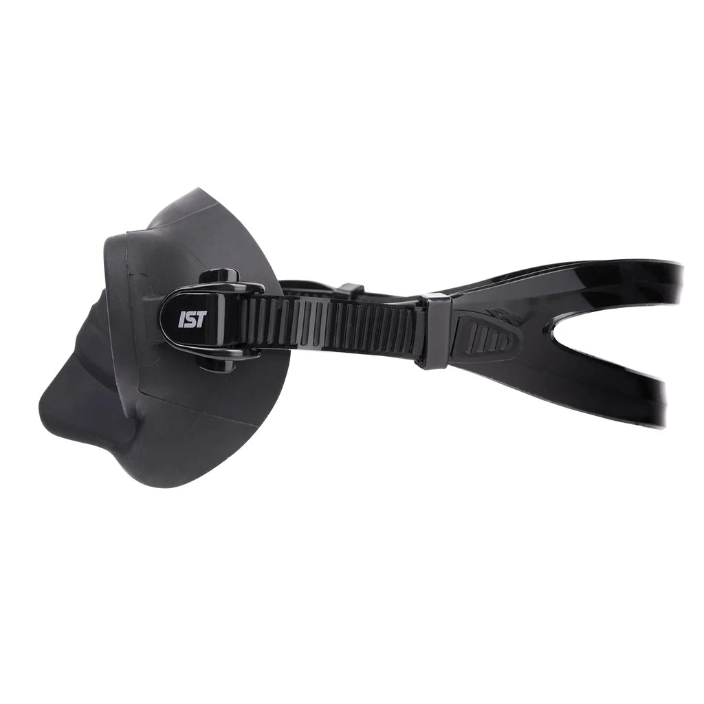 ISizeT Low Volume Dive Mask with Matte Black Finish