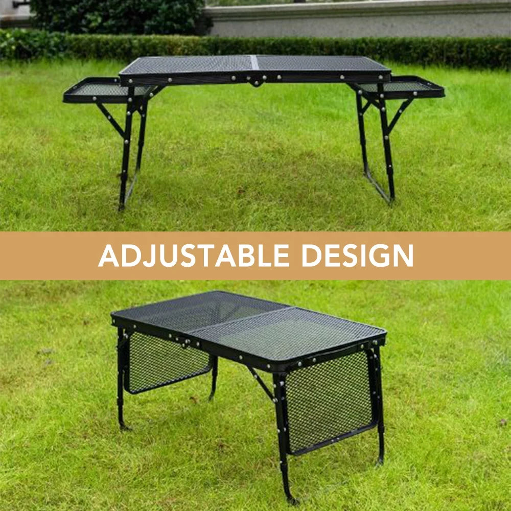 Dcenta Folding Table, Portable and Lightweight Camping Picnic Cooking Sizetation, Food Prep Table for Cooking