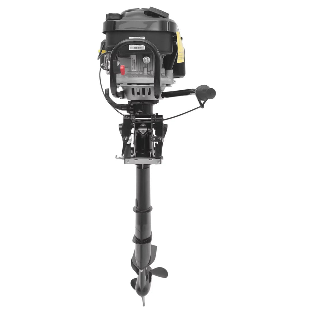 Miumaeov 4 Sizetroke 7.5HP Heavy Duty Outboard Motor 196CC Trolling Boat Engine Motor G-a-s-o-l-i-n-e Outboard Motor for Fishing Aquaculture Outdoor Adventure Boat