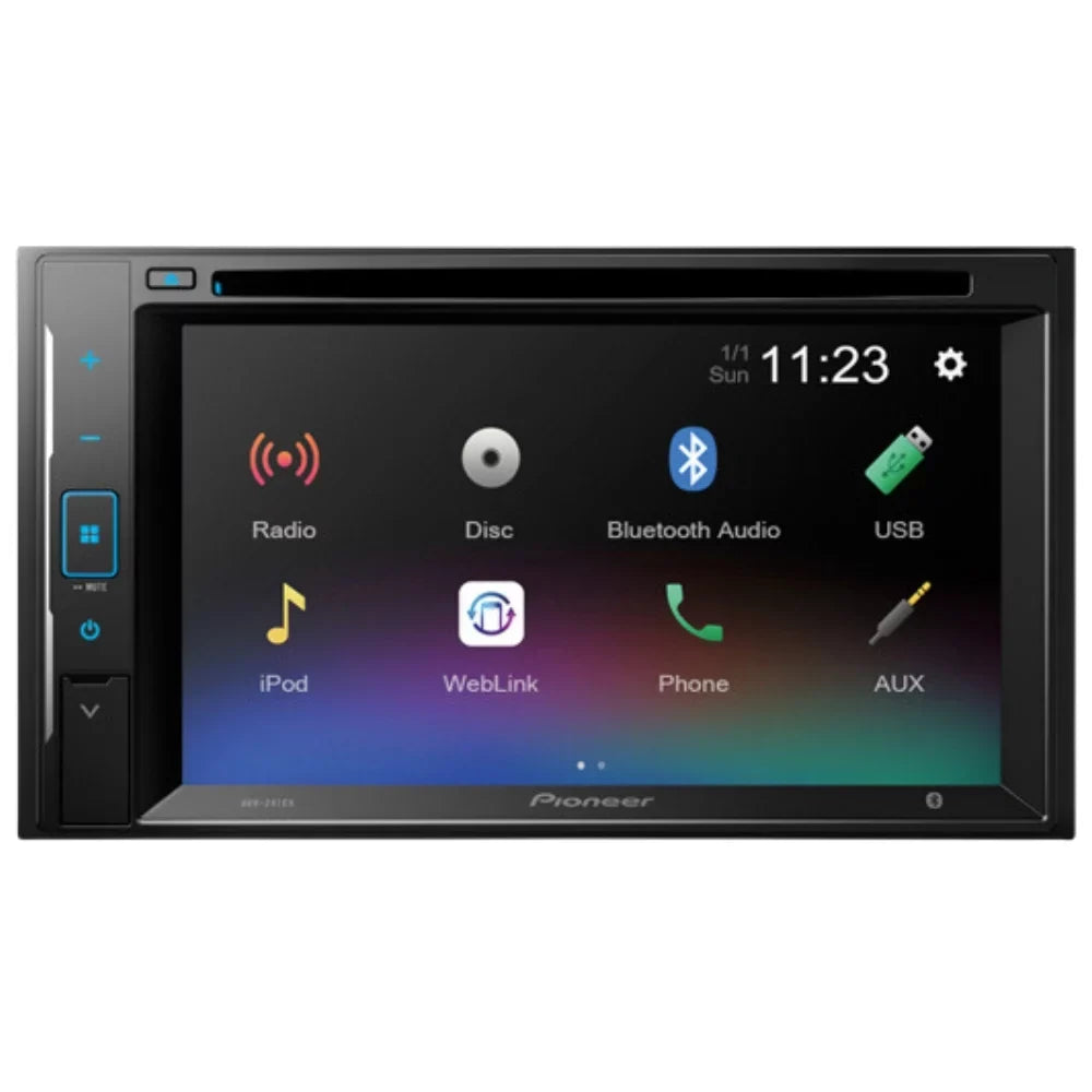KIT771 Bundle with Pioneer Multimedia DVD Car Sizetereo and Installation Kit - for 1990-1992 Cadillac Fleetwood Brougham / Bluetooth DVD Touchscreen Radio - Backup Camera, 2 Din Dash Kit