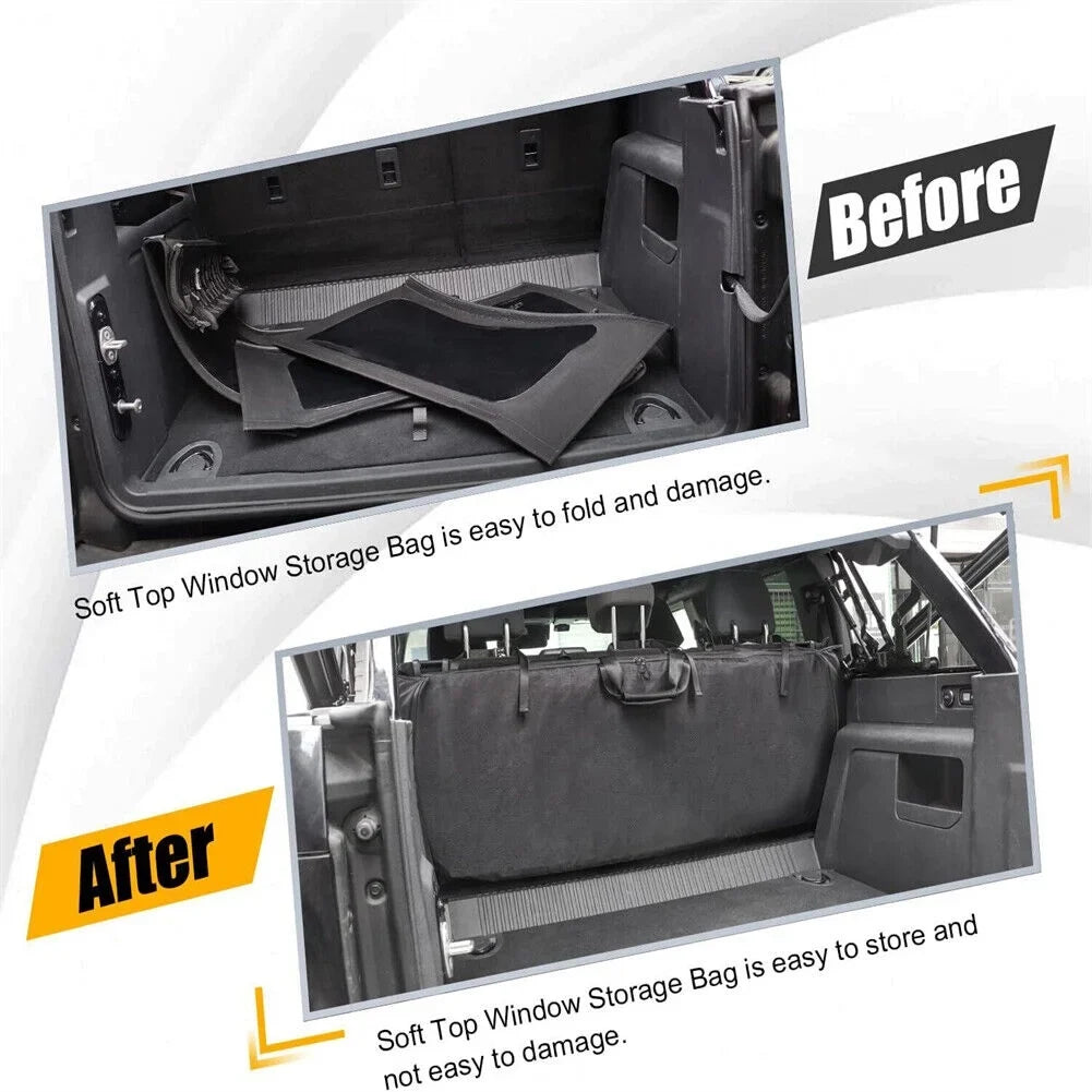 Sizeoft Top Window Sizetorage Bag for 2021 2022 Ford Bronco Accessories 600D Organizer