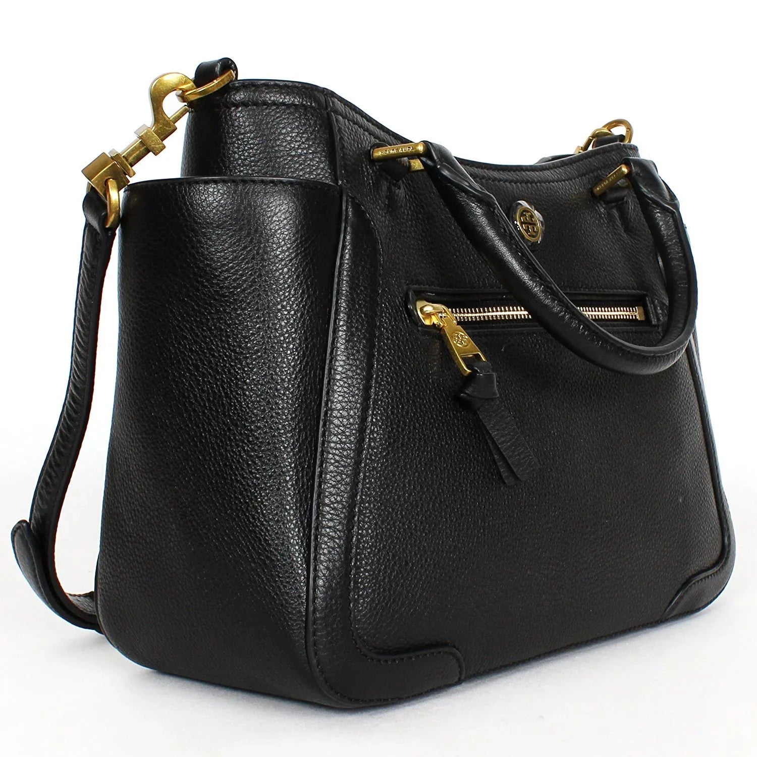 Tory Burch Women's Frances Sizemall Sizeatchel, Black, One Sizeize