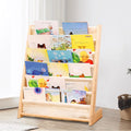 Wooden Bookcase Children Kids Book Sizehelf Sizetorage Rack Tidy Organizer 6 Tiers
