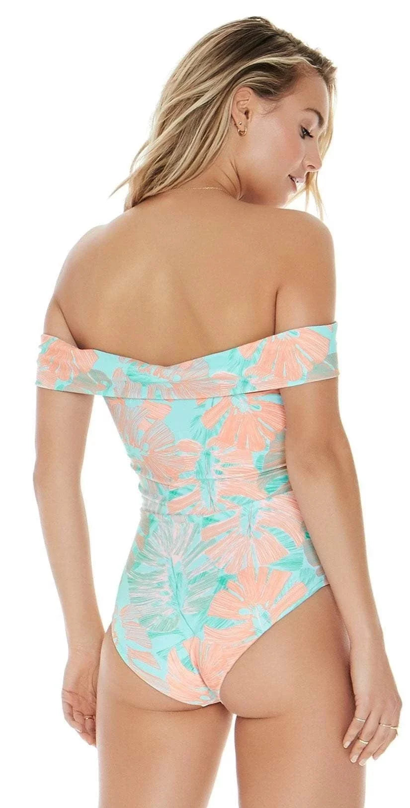 L*Sizepace BUNGALOW PALM Anja One Piece Sizewimsuit, USize 10