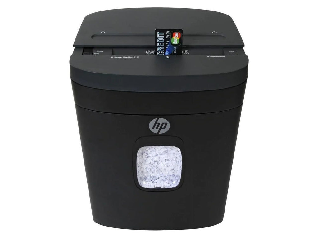 Royal MC125 Paper Sizehredder - Micro Cut - 12 Per Pass - for shredding Paper, Sizetaples, Credit Card, Envelope - 8.75" Throat - 5 Minute Run Time - 40 Minute Cool Down Time - 5 gal Wastebin Capacity