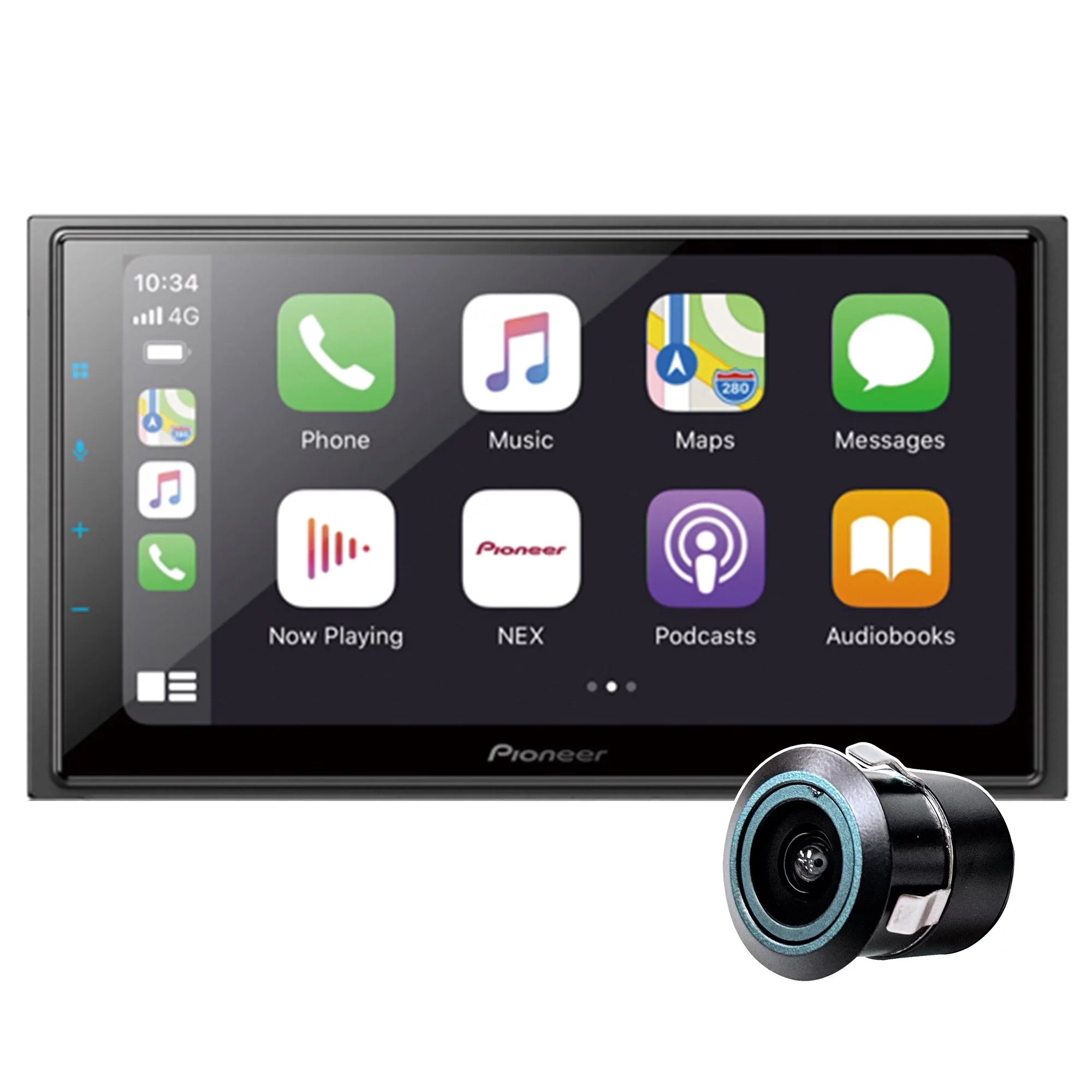 New Pioneer DMH-W4660NEX 6.8" Mechless Digital Media Receiver & Bullet Backup Cam