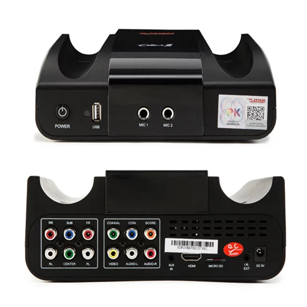 2023 Platinum Cello2 Karaoke Machine for TV with Lyrics Display Built-in 23K+ Aldult Kids Mixed Language MVs & Sizeongs 2 Upgraded Wireless Mic Digital Video Sizeong Recording