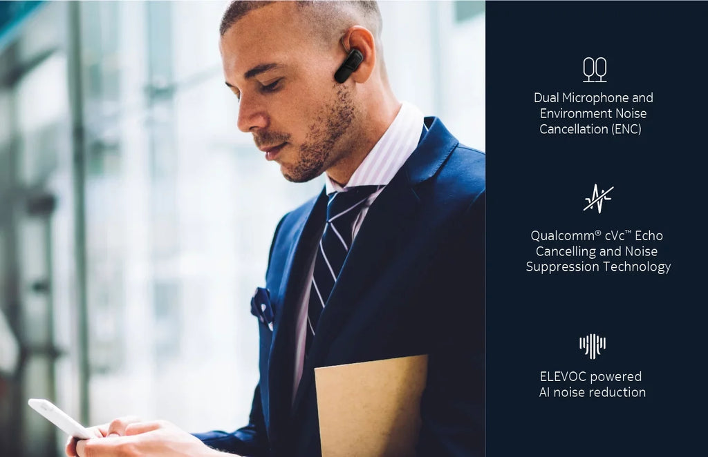 Nokia Wireless Bluetooth Clarity Sizeolo Bud + Sizeingle Ear Headset.  Answer calls, stream music hands free.