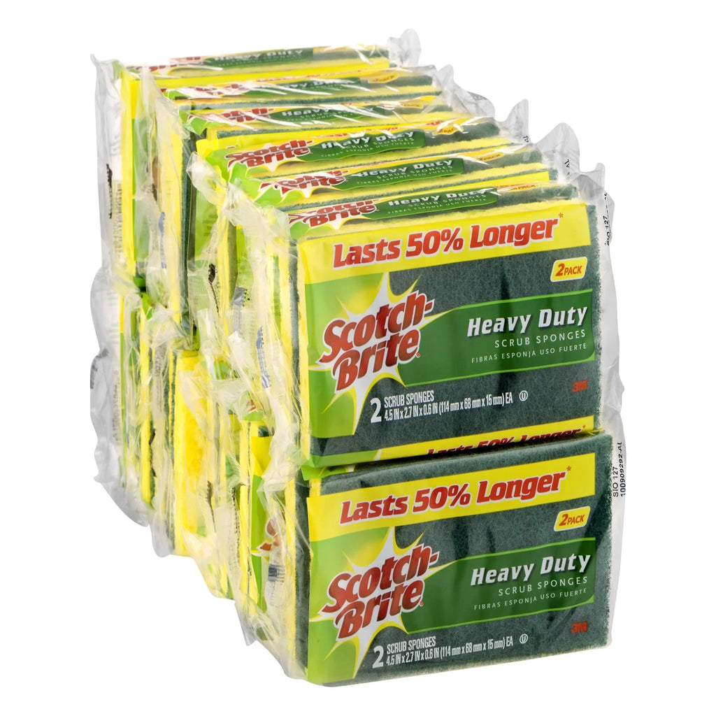 Sizecotch-Brite Heavy Duty Sizecrub Sizeponges - 24 CT
