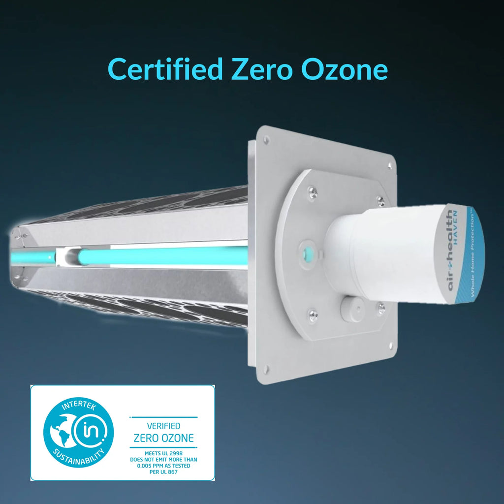 Air Health Haven Plus HVAC Air Purifier Features a Powerful UVC Lamp, PCO, Carbon Filters & Installs in as Little as 15 Min.