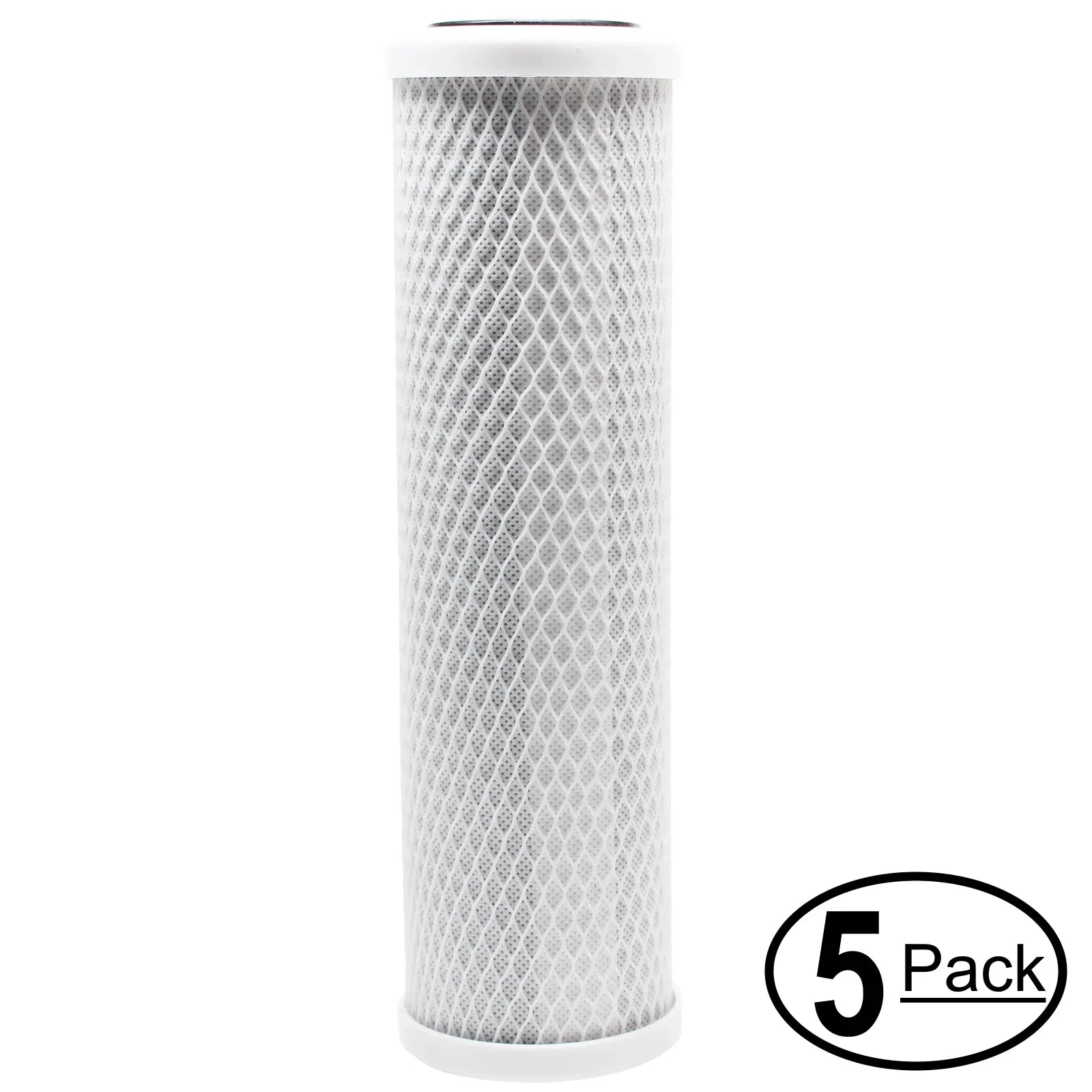 5-Pack Replacement for Axeon L1-300 Activated Carbon Block Filter - Universal 10 inch Filter for Axeon L1-300 RO Light Commercial Sizeystem - Denali Pure Brand