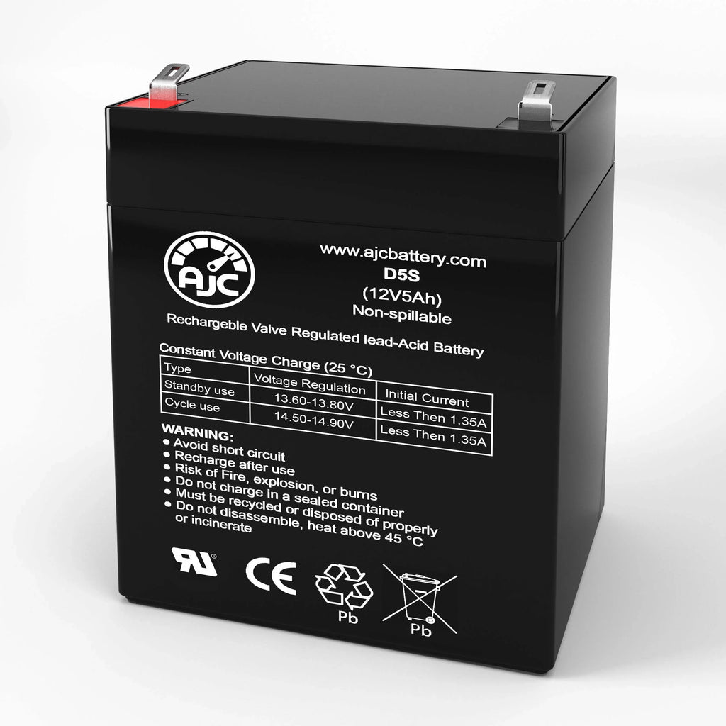 AJC Battery Compatible with Precor Recumbent Bike C846 12V 5Ah Fitness Equipment Replacement Battery