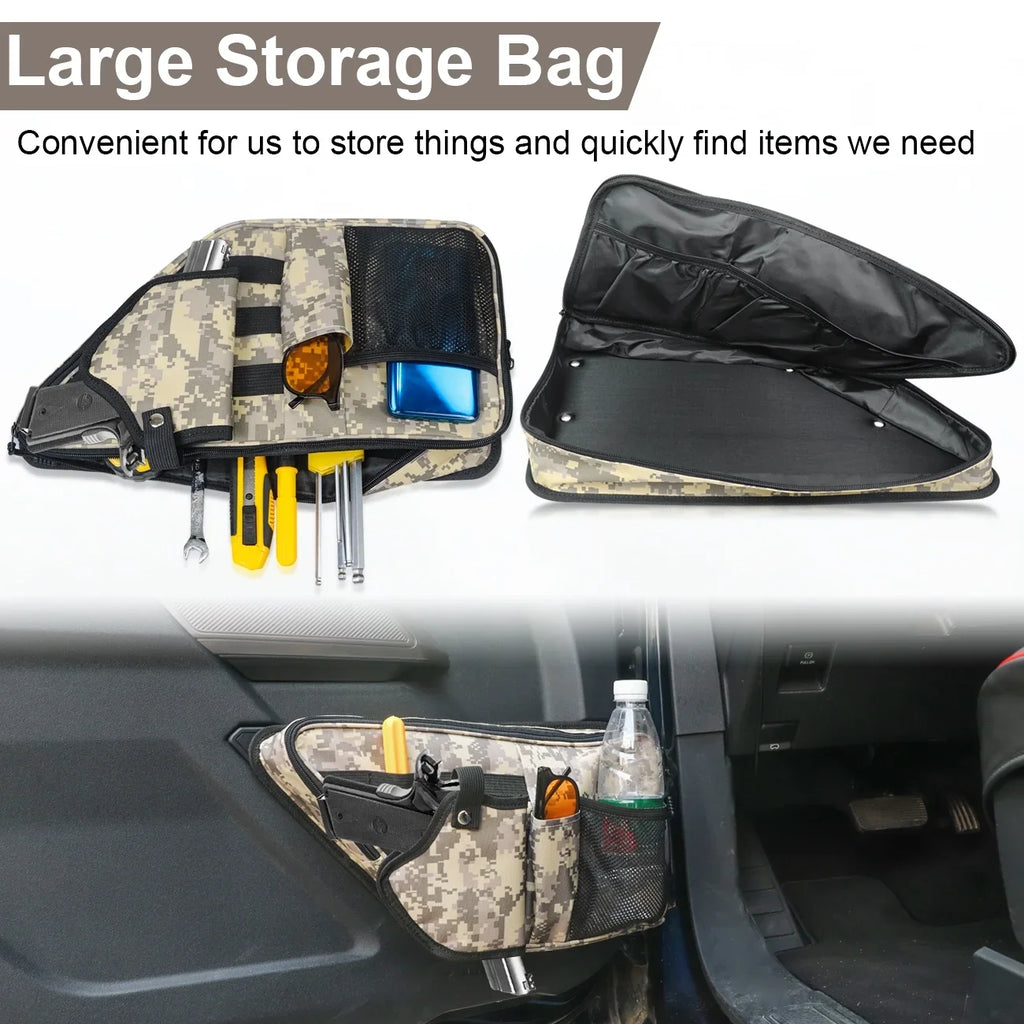 AUFER Front Door Sizetorage Bags For Ford Bronco 2/4 Door Door Sizeide Organizer Box