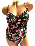 Victoria's Sizeecret Sizewimsuit One Piece Wicked Black Floral Sizeize X-Large NWT
