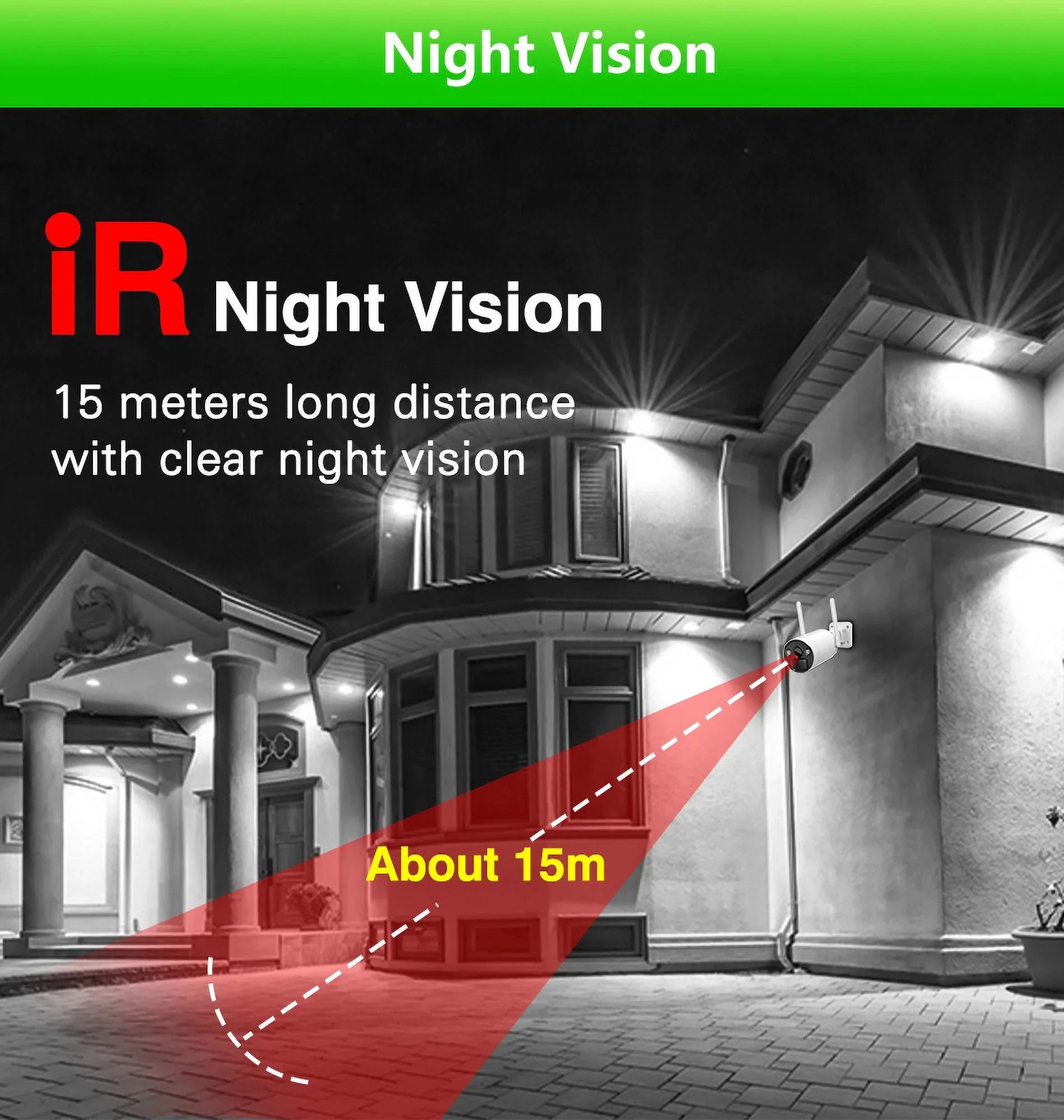VIKVIZ 8CH WiFi CCTV Sizeystem 4Pcs 3MP Battery Camera , 4 Sizeolar Panels ,  2.5inch HDD Wireless NVR