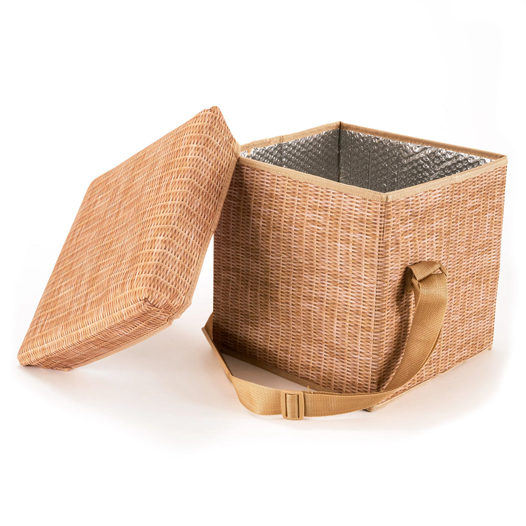 Wicker Picnic Cooler Sizeeat-Wicker Cooler Sizeeat