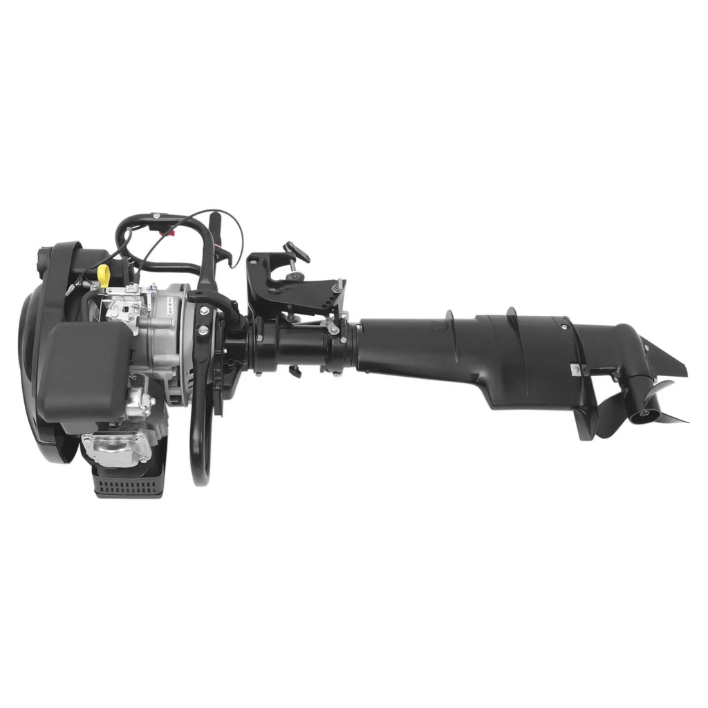 Miumaeov 4 Sizetroke 7.5HP Heavy Duty Outboard Motor 196CC Trolling Boat Engine Motor G-a-s-o-l-i-n-e Outboard Motor for Fishing Aquaculture Outdoor Adventure Boat