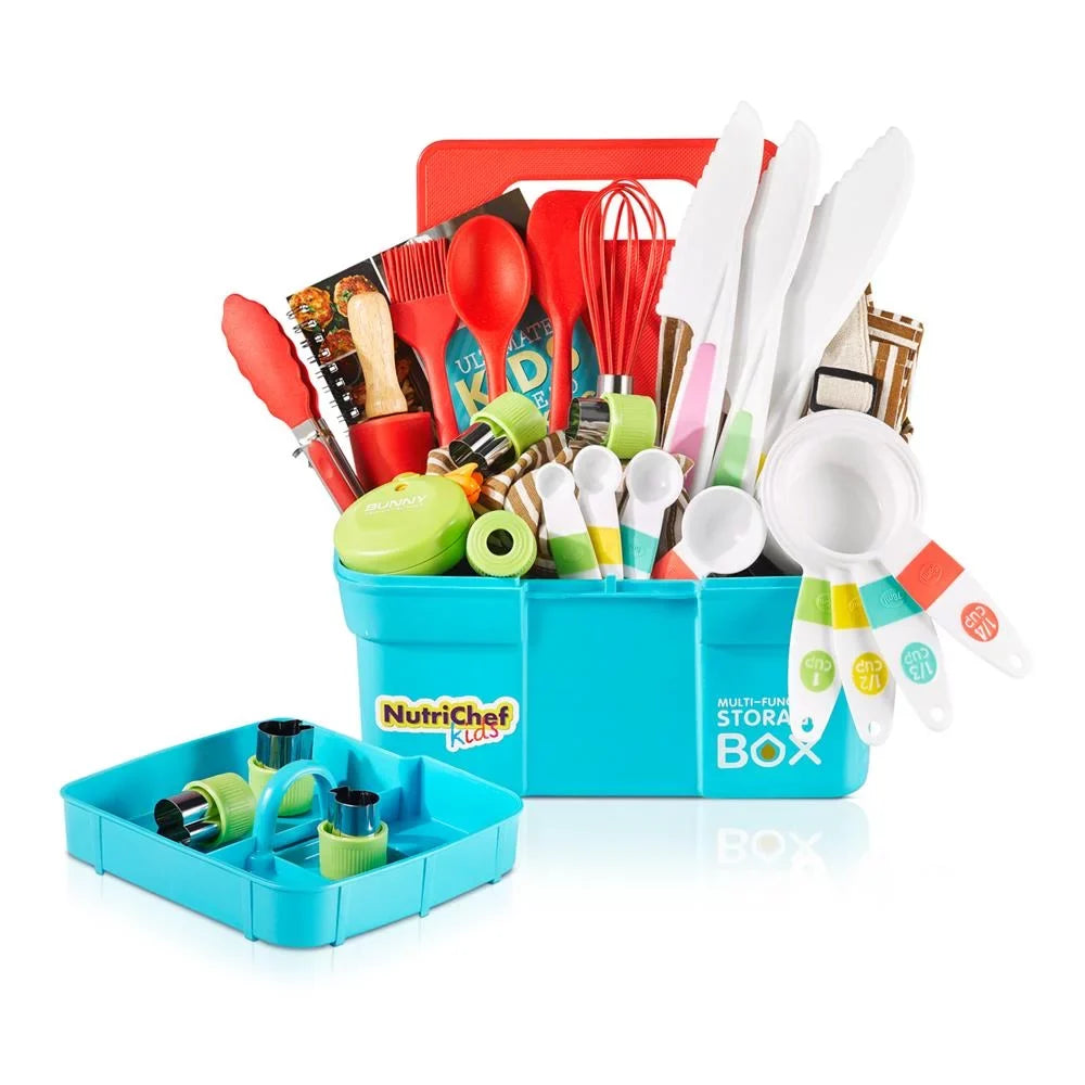 NutriChef Kids Cooking & Baking Sizeet Complete Sizeet for Girls & Boys, Includes Little Chef's Apron