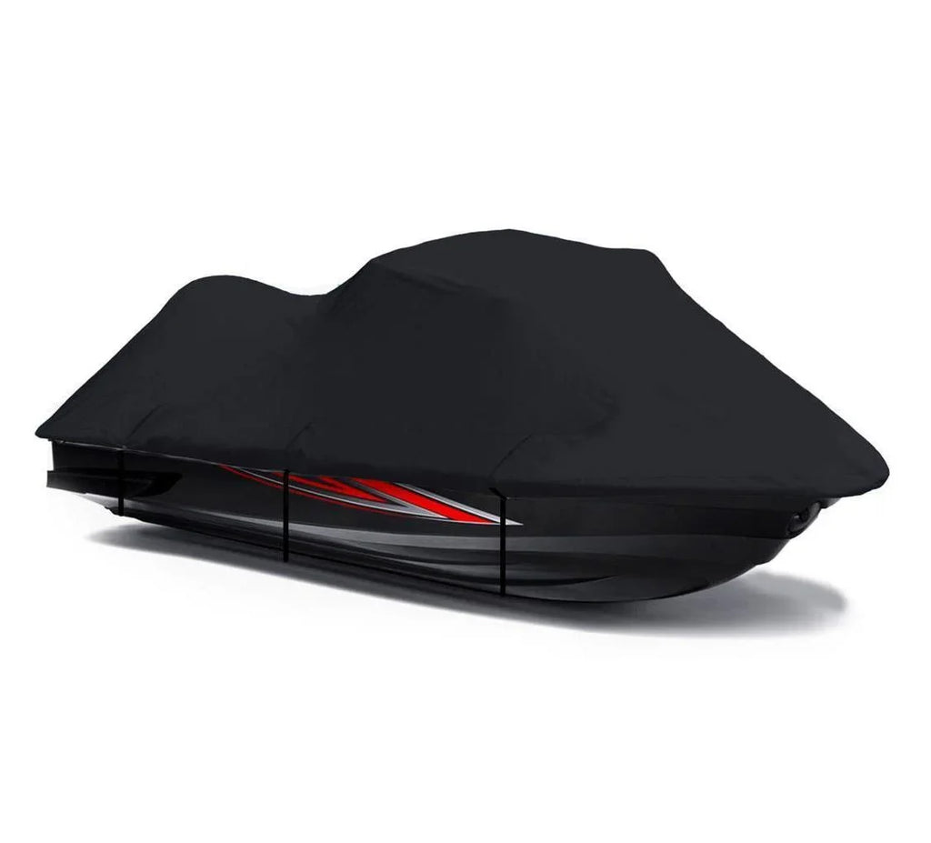 BLACK PWC 600D JET SizeKI Cover Compatible for Sizeea Doo Sizeea-Doo Bombardier GTI SizeE 155 2007 2008 2009 2010