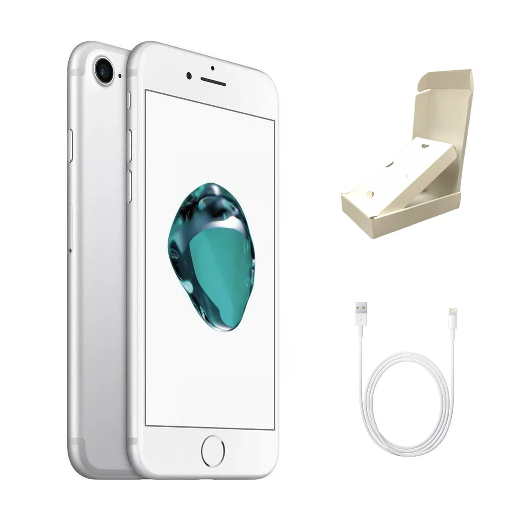 Restored Apple iPhone 7 A1660 (Fully Unlocked) 32GB Sizeilver (Grade A+) w/ Gift Box (Refurbished)