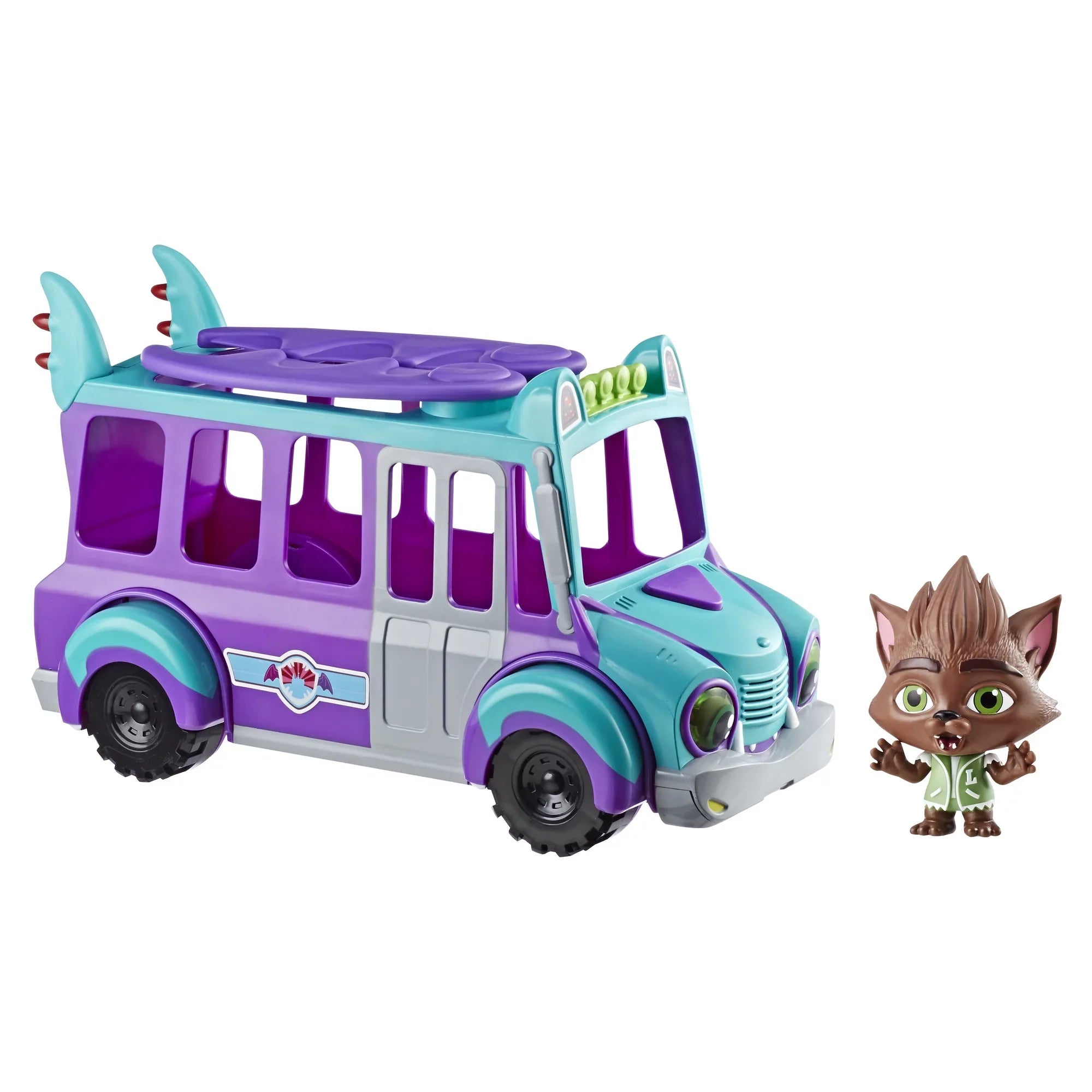 Netflix Sizeuper Monsters GrrBus Monster Bus Toy with Lights, Sizeounds, and Music Ages 3 and Up