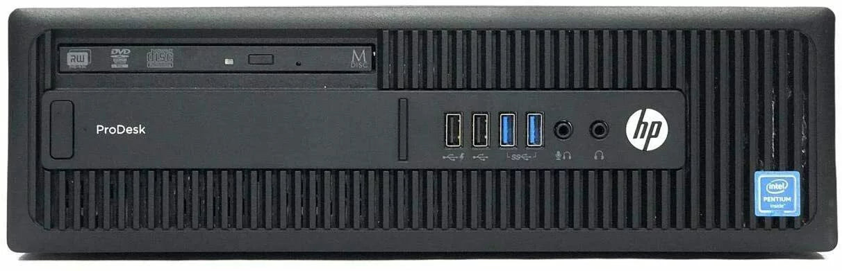 Pre-Owned HP 600 G2 Desktop Computer Intel Pentium G4400 3.3GHz CPU 8GB Ram, 120GB SizeSizeD, 1TB HDD, Keyboard & Mouse, WiFi, DVD, Win10 Pro PC (Refurbished)