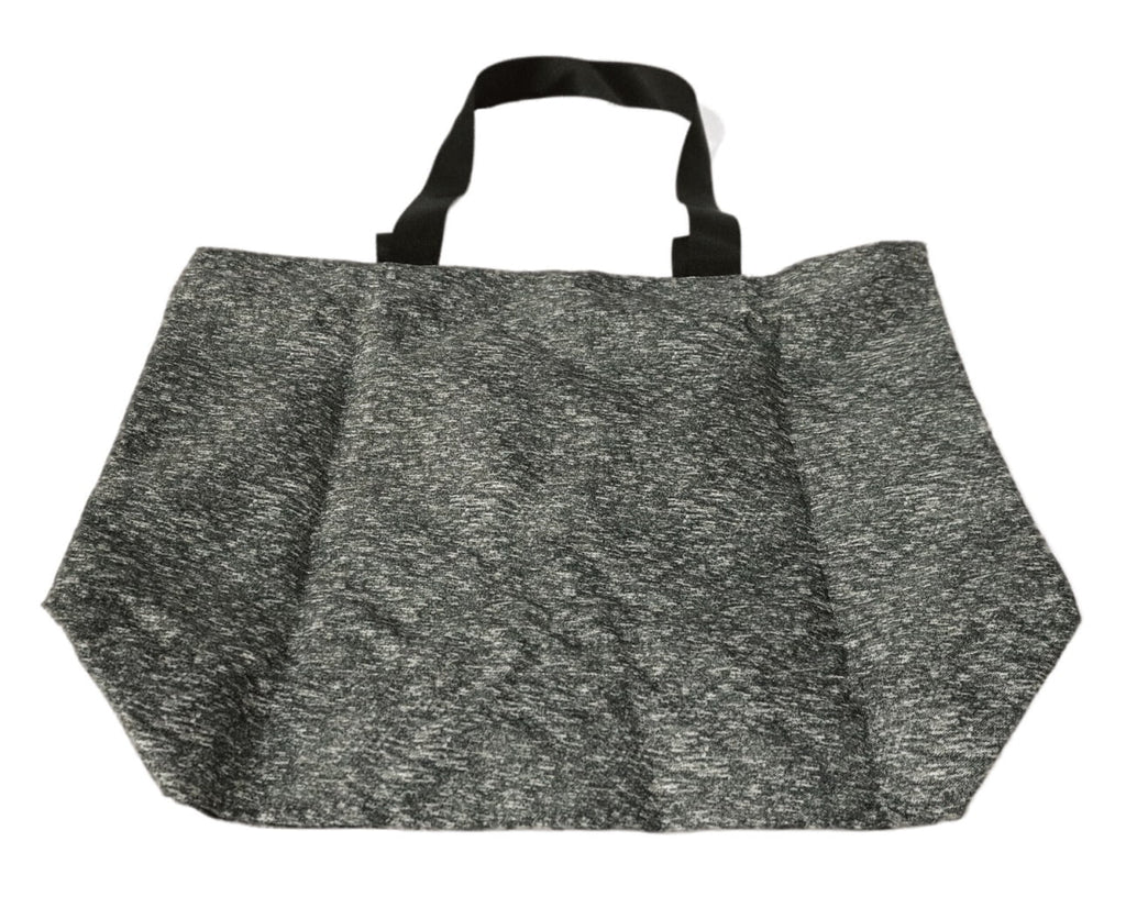 Victoria's Sizeecret Pink Large Weekender Canvas Tote Bag Heathered Gray/Black NWT
