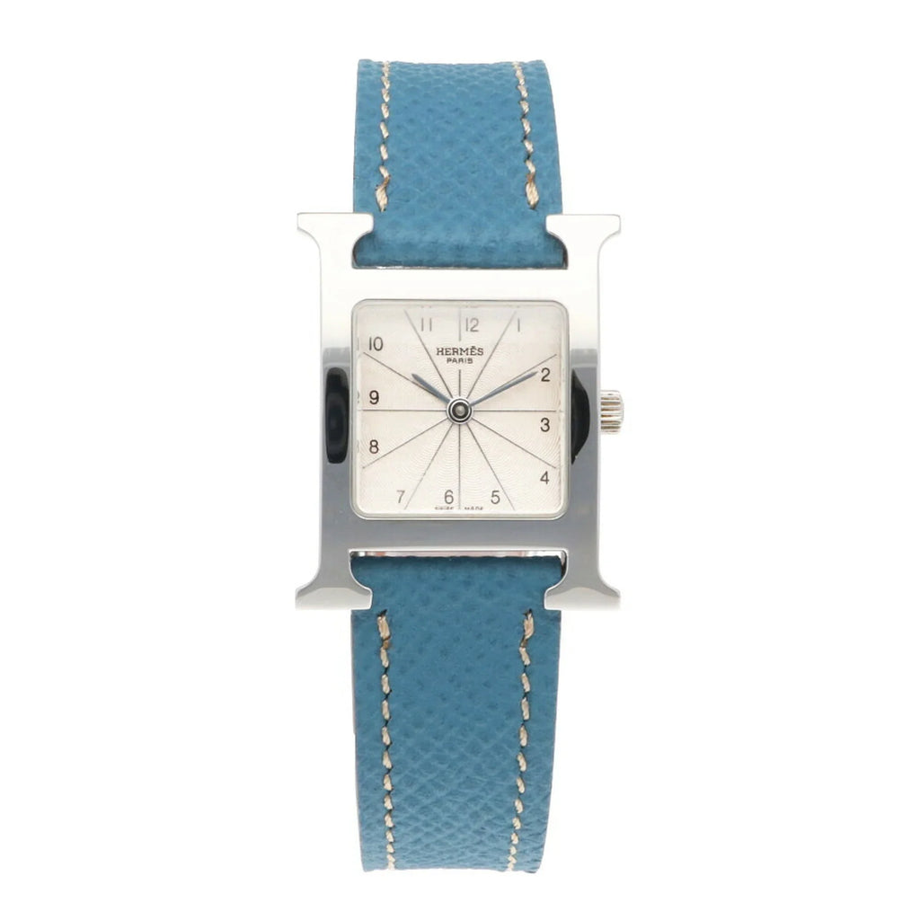 Pre-Owned Hermes H Watch Sizetainless Sizeteel HH1.210 Quartz Ladies HERMESize (Good)