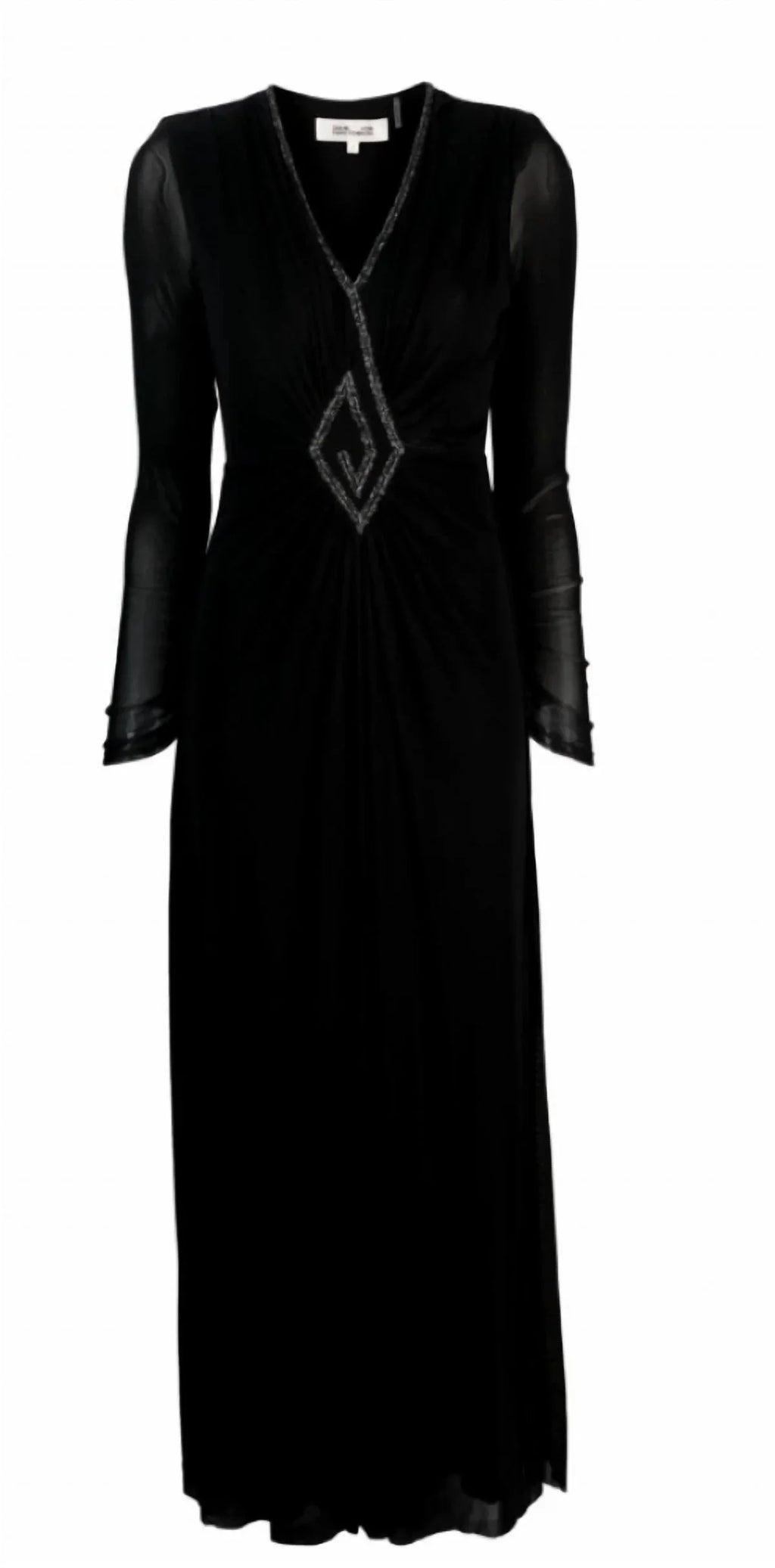 Women's Diane Von Furstenberg Evening Sizeize Size Sizetraight Gown Black