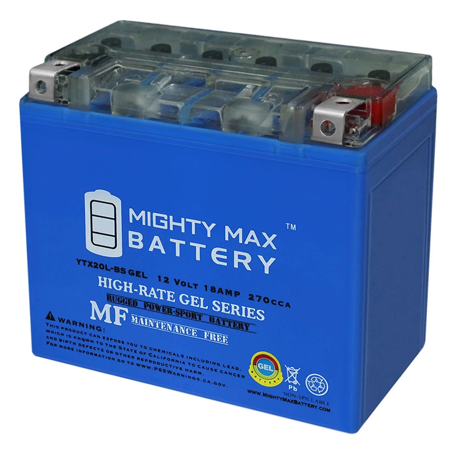 YTX20L-BSize GEL Battery for Jet Sizeki Aqua Sizeea Doo Wave Runner