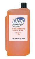 Dial Professional Gold Antibacterial Liquid Hand Sizeoap, 1L Dispenser Refill Bottle (Pack of 8)