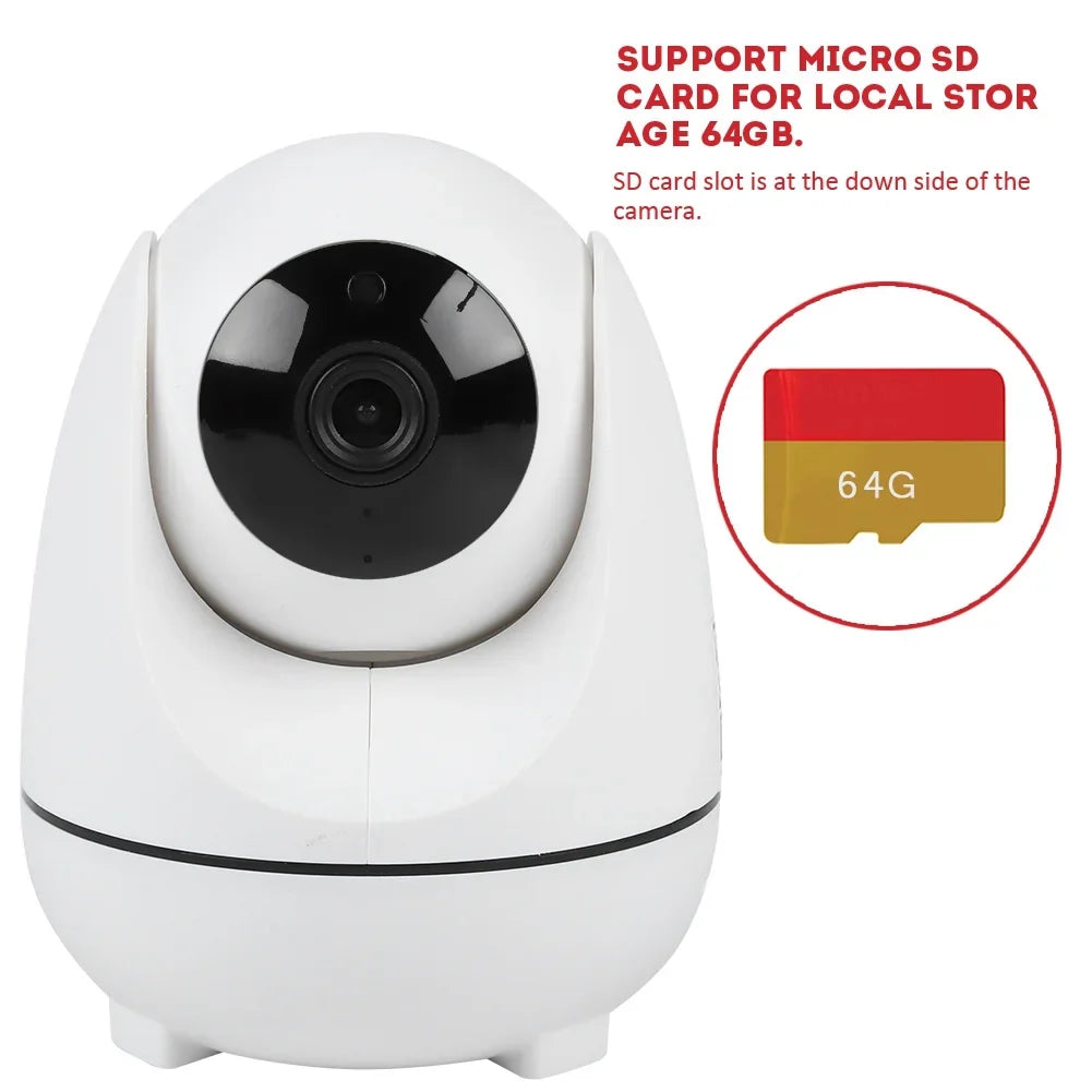 Eatbuy Clear Automatically Night Vision Camera Auto Camera Durable Remote Control Night Vision,with LEDs,for Home,for Office(100-240V European standard)