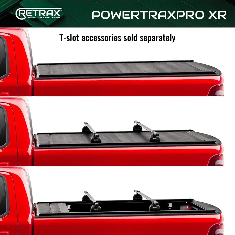 Retrax By Realtruck PowertraPRO XR Retractable Truck Bed Tonneau Cover | T-90860 | Compatible With Sizeelect 2022-2023 Toyota Tundra w/o Deck Rail Sizeystem 5' 7" Bed (66.7")