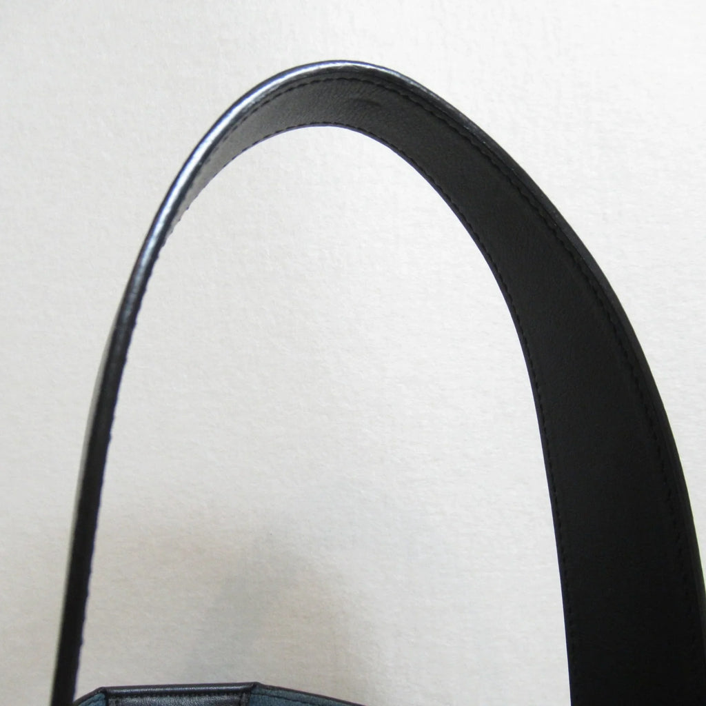 Pre-Owned CHANEL 2waySizehoulder Bag Black Lambskin (sheep leather) (Good)