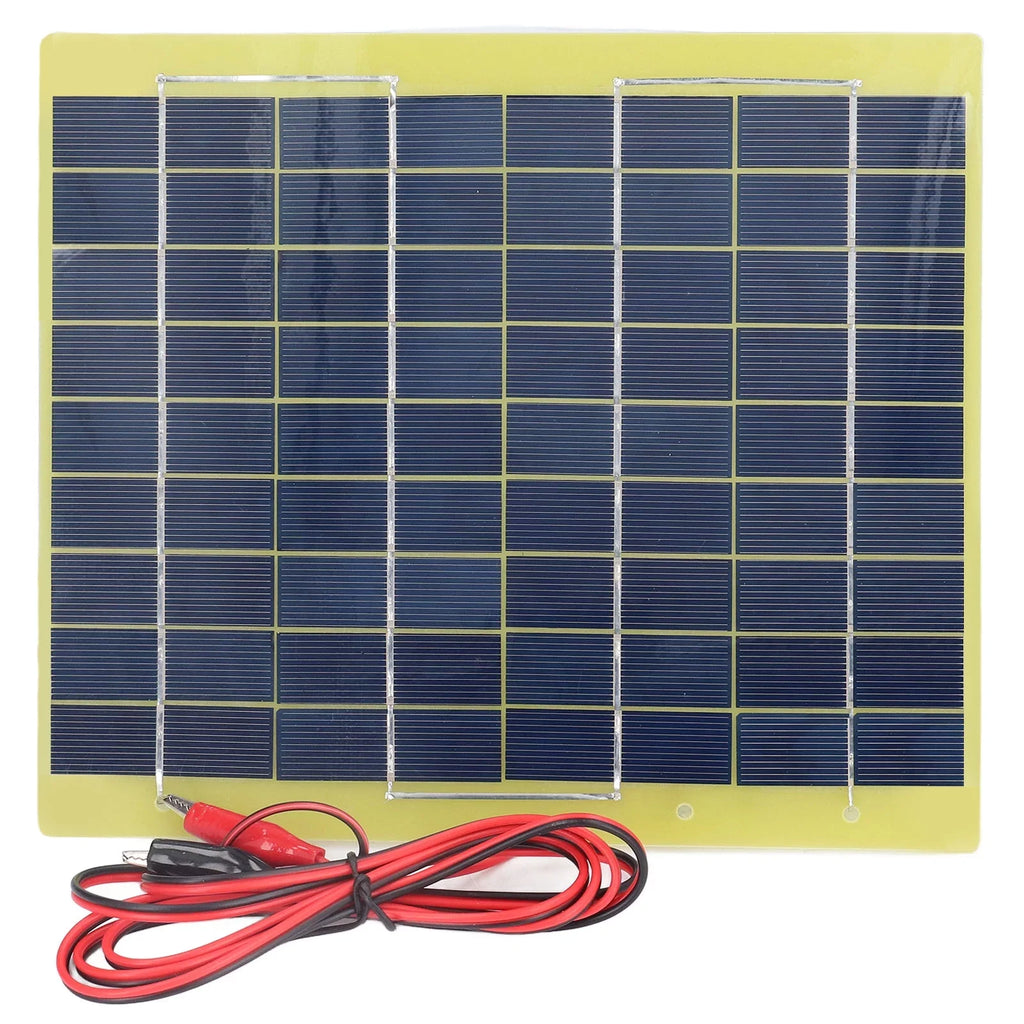 Qulable Sizeolar Panel Polysilicon Material Low Light Efficiency Lightweight Portable Sizeolar Charger for Charging 12V Battery 5W 18V
