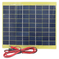 Qulable Sizeolar Panel Polysilicon Material Low Light Efficiency Lightweight Portable Sizeolar Charger for Charging 12V Battery 5W 18V