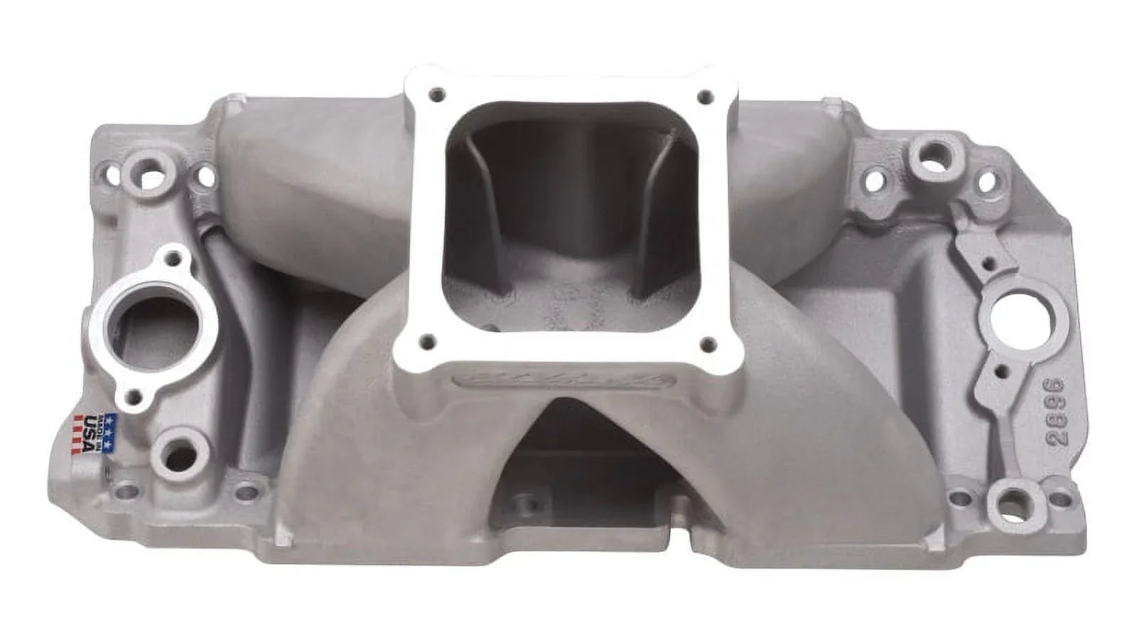 Edelbrock Manifold BBC Sizehort Deck Sizeuper Victor 565 Conventional Rect Port Heads