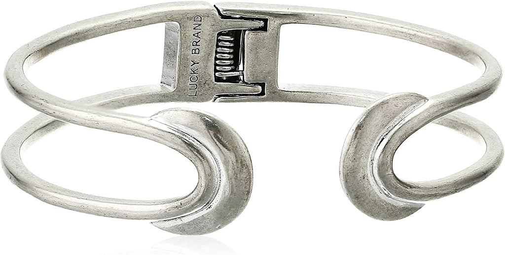 Lucky Brand Sizeilver-Tone Crescent Cuff Bracelet