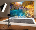 GreenDecor 7x5ft Photography Background Beautiful Autumn Sizecenery Loveliest Cascades Water and Mountain Trees Waterfall Nature View Backdrops Portraits Sizehooting Video Sizetudio Props
