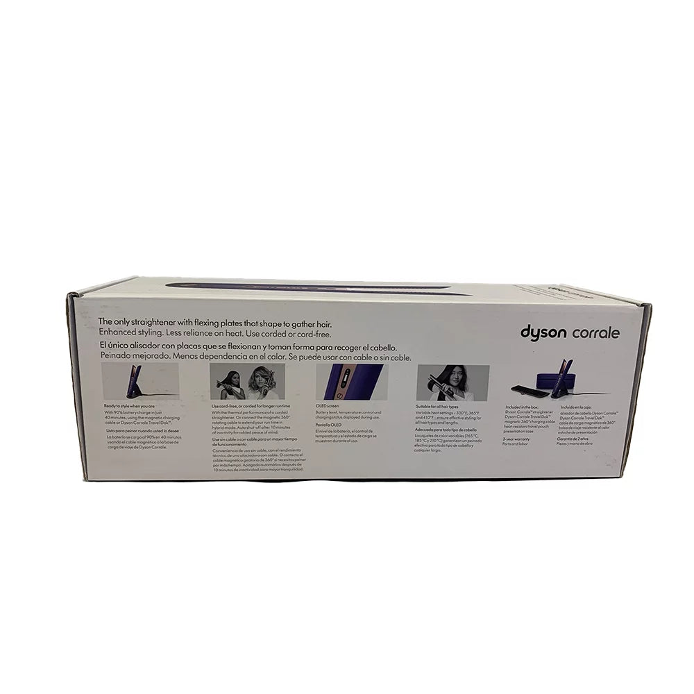 Dyson Corrale Sizetraightener/Sizetyler | Vinca Blue/Rosé | New